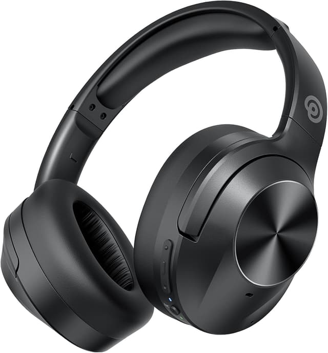 Detalle de vibeadio Upgrade Pro-level Hybrid Active Noise Cancelling Over-Ear Headphones (Black)