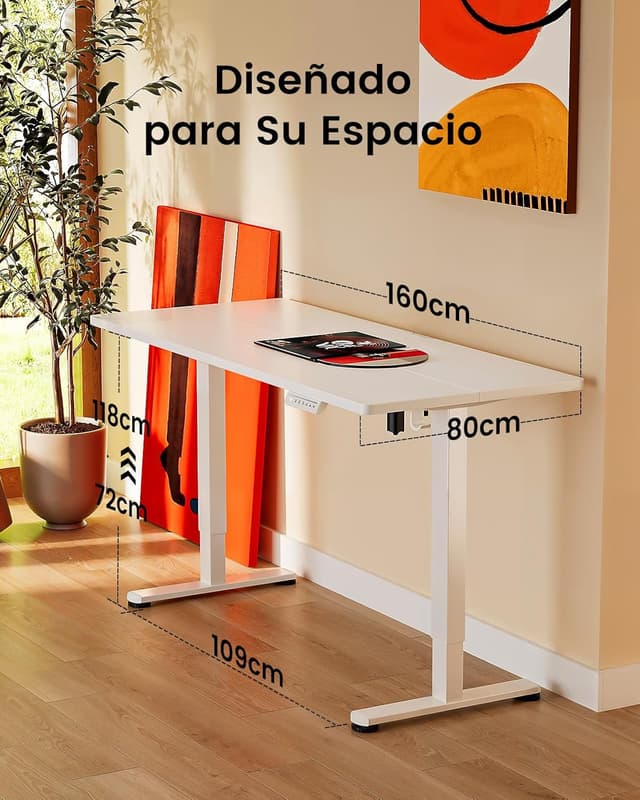 Thumbnail 6 de ErGear Escritorio Elevable Eléctrico 160x80 cm