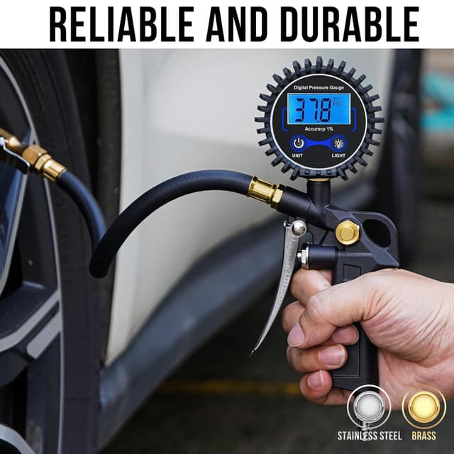 Thumbnail 4 de DigitPro Digital Tire Pressure Gauge 3–250 PSI