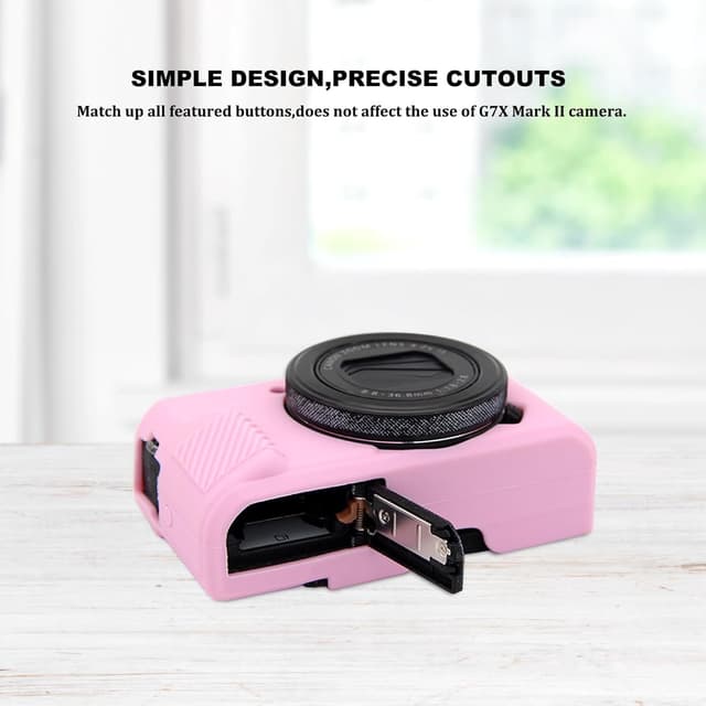 Detalle de G7 X Mark II case, soft silicone cover