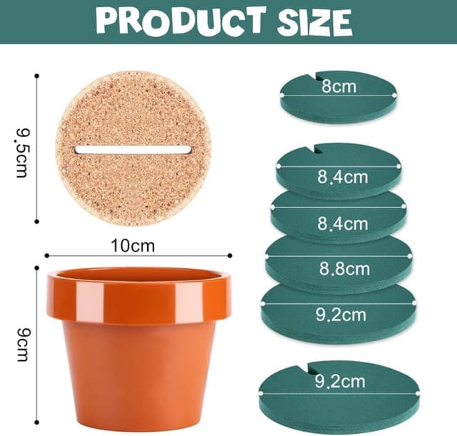 Detalle de Fdit set sottobicchieri cactus in 6 pezzi