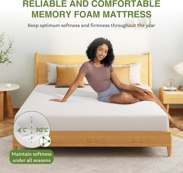 Thumbnail 4 de EGOHOME 8 Inch Twin Memory Foam Mattress 75"