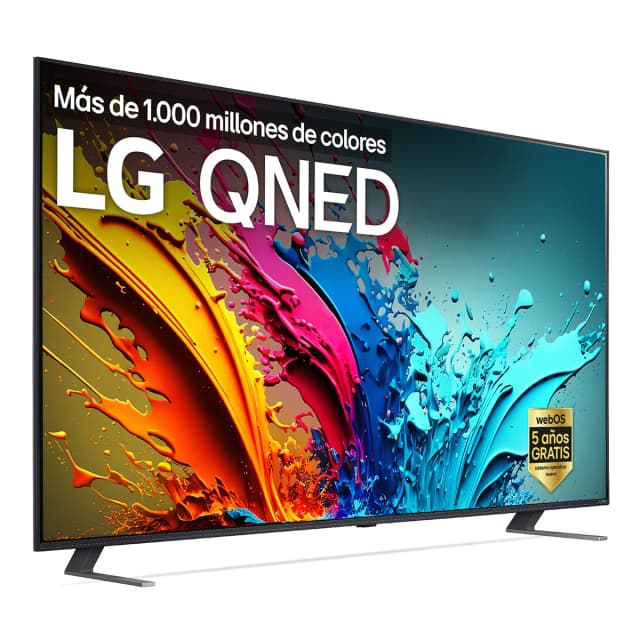 Detalle de LG 65QNED85T6C QNED de 65” (164 cm) 4K con Smart TV webOS 24, reacondicionado Grado A