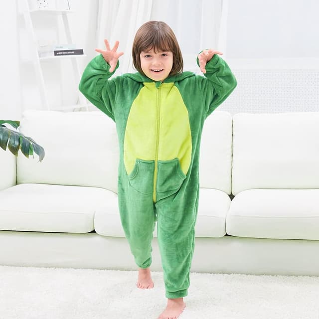 Thumbnail 5 de Déguisement dinosaure Tricératops LOLANTA en surpyjama à capuche pour enfant