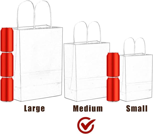 Thumbnail 3 de Gcardist 100-Pack Black Gift Bags