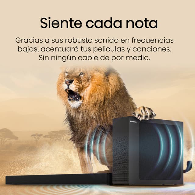 Thumbnail 5 de Hisense HS2100 Barra de sonido 2.1 240 W Dolby Audio