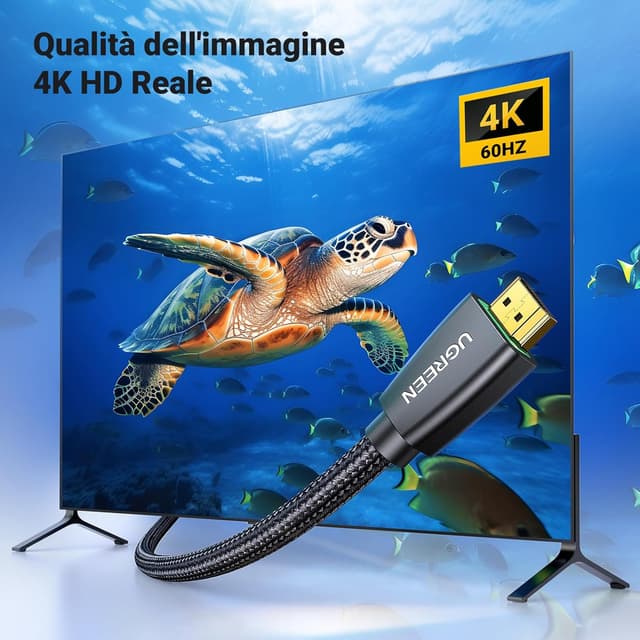 Detalle de UGREEN HDMI 2.0 4K 60Hz 18Gbps 5 m