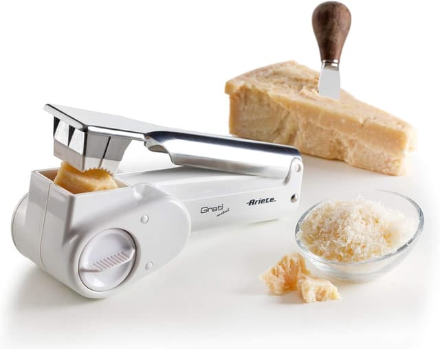 Detalle 2 de Ariete Gratì Metal 44🧀 Rallador Electrico Inalámbrico con Recambio