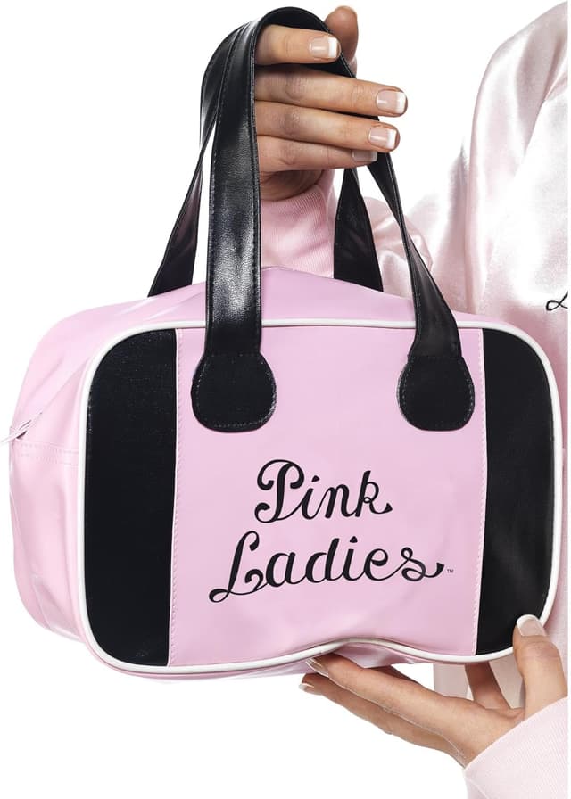 Imagen de Smiffys Borsa da bowling Grease Pink Lady Rosa en OfertitasTOP