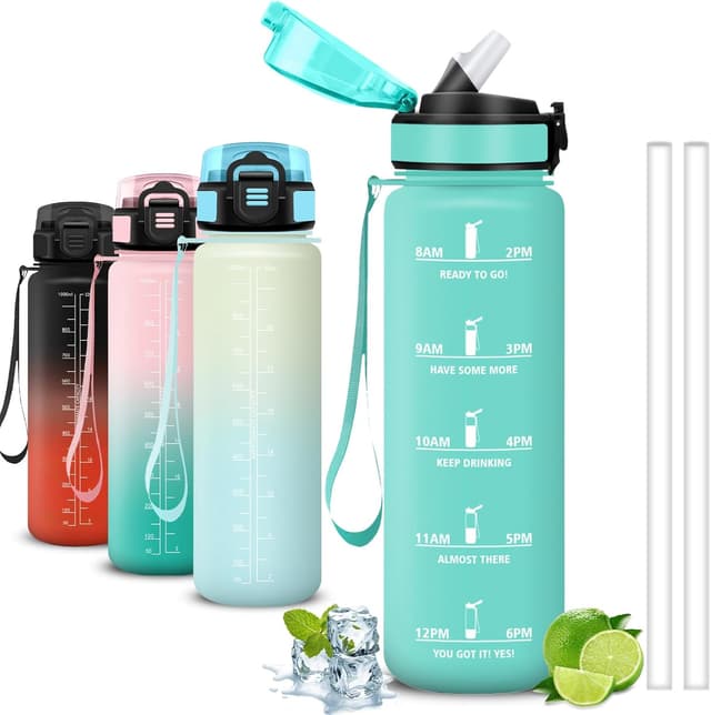 Detalle de Borraccia 1 litro con cannuccia