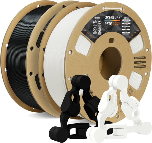 Imagen de Overture PETG 3D Printer Filament 1.75mm, 2kg Spool en OfertitasTOP