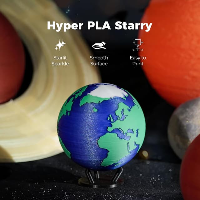 Detalle 2 de Creality PLA Starry Galaxy 1.75mm Filament 🎨