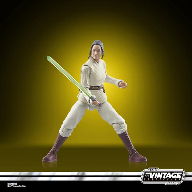 Detalle 2 de Star Wars Vintage: Figura Jedi Master Indara 9.5 cm 🎥