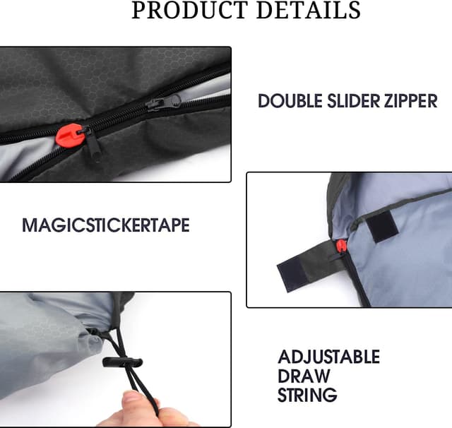 Detalle 1 de tuphen Schlafsack 3-4 Jahreszeiten