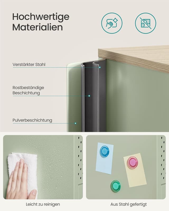 Detalle 2 de SONGMICS LSC102C01 Metallschrank 40 x 80