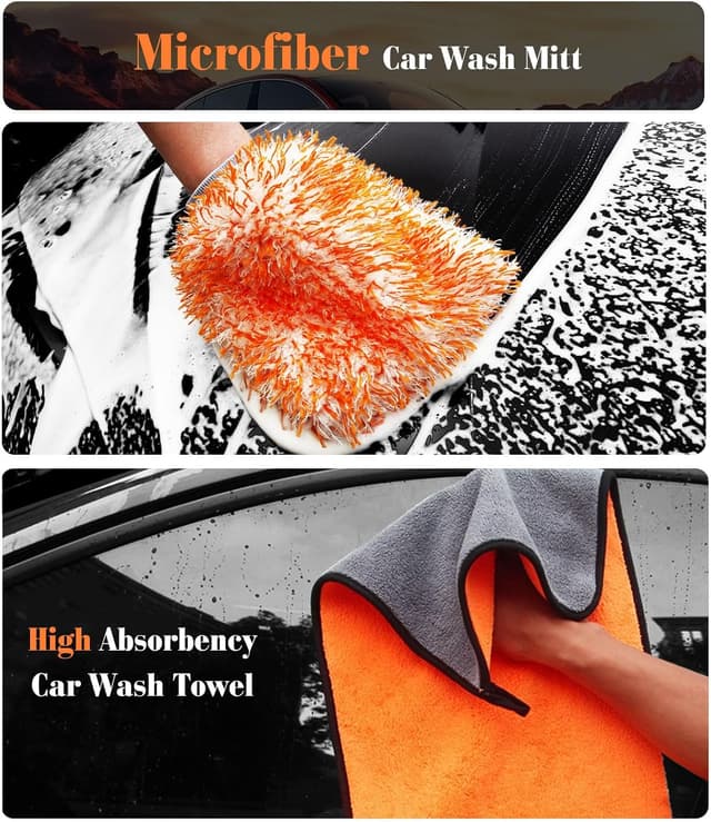 Thumbnail 6 de YeewayVeh Motorcycle Cleaning Brush Kit 7pc
