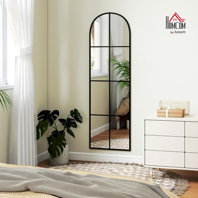 Thumbnail 1 de HOMCOM Espejo Ventana 40x160 Negro