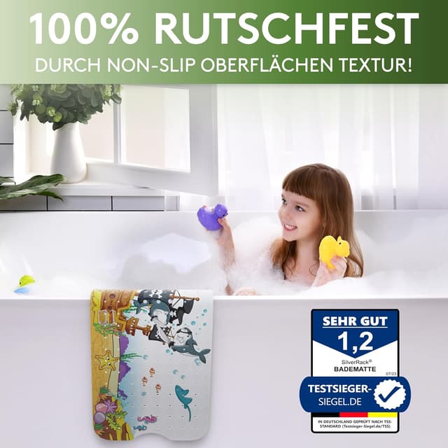 Thumbnail 7 de SilverRack - Alfombrilla antideslizante pirata para bañera 🏴☠