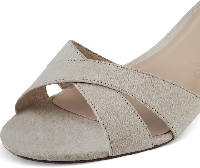 Detalle de Tamaris Sandalette Damen Vegan Elegant – bequeme Blockabsatz-Sandalette mit ANTIslide