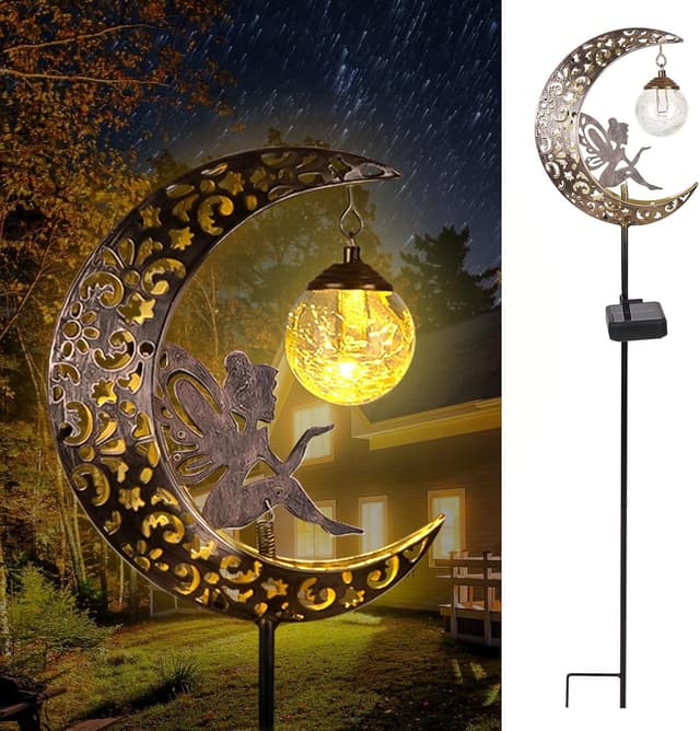 Imagen de AcaJoe Solar Fairy Moon Garden Light 8h en OfertitasTOP