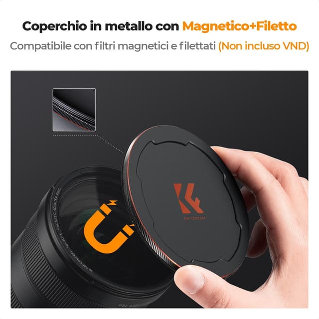 Detalle de K&F CONCEPT Nano-X Filtro ND1000 77mm