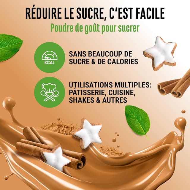 Detalle de Poudre d’arôme à la cannelle Étoile – Flavor Craft (250 g)