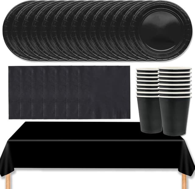 Thumbnail 6 de MOMAHUA 53-teiliges Party-Geschirr-Set in Helllila für Geburtstage, Hochzeit & Picknick