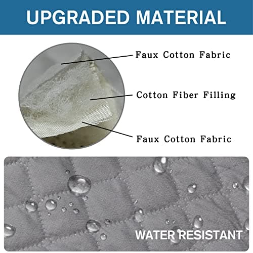 Detalle de CHELZEN Funda Impermeable para Sofá 3 Plazas 🛋