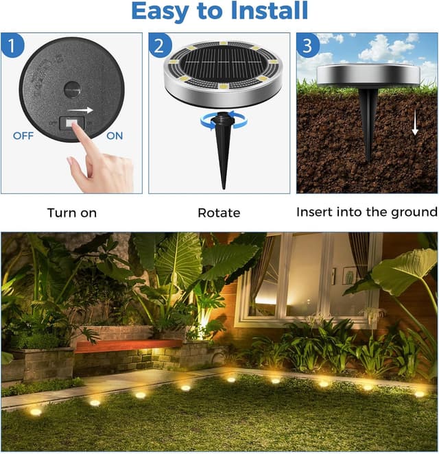 Thumbnail 3 de Peasur Solar Bodenleuchten 6er Set