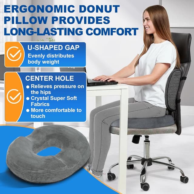 Detalle 1 de Donut Cushion seat cushion for comfort