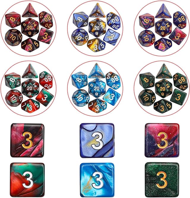 Thumbnail 2 de CiaraQ DND Dice Sets 182pcs