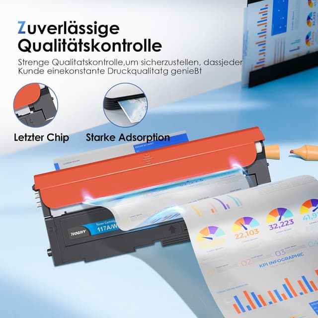 Thumbnail 4 de NOGIVY 117A Tonerset Schwarz Cyan Gelb Magenta
