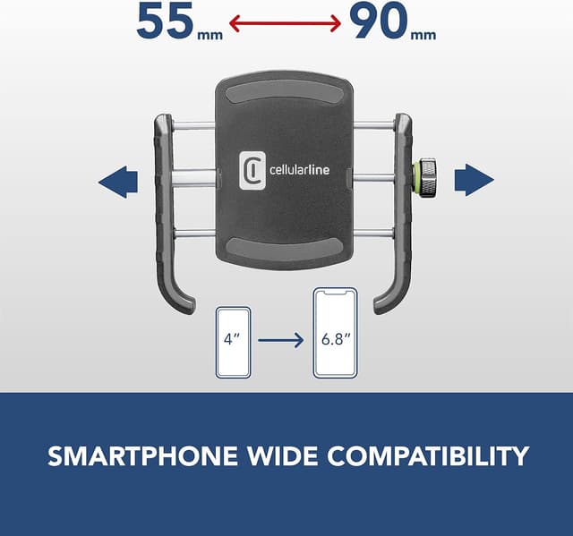 Thumbnail 5 de Cellularline Rider Steel - Soporte Universal para Smartphone