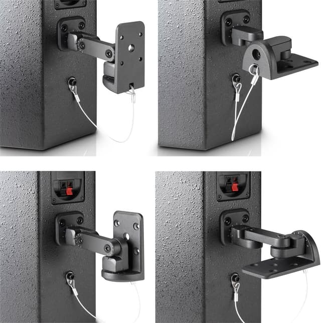 Detalle 2 de Adam Hall SUWMB 10 W - Soporte de Pared para Bafle, Blanca 🎶