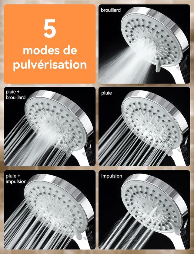 Thumbnail 2 de Magichome Pommeau de douche haute pression