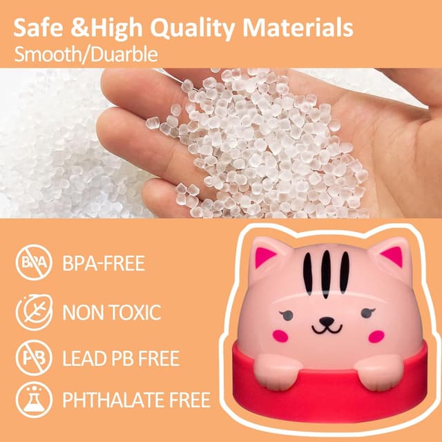 Detalle de MOONTOY Giochi impilabili per bambini di 1 anno: tazze colorate con lettere e numeri da impilare