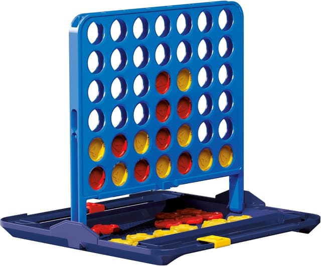 Detalle de Hasbro Gaming 4 gewinnt – Offizielles Spiel (2025 Edition) mit Tragebox, Punktezähler