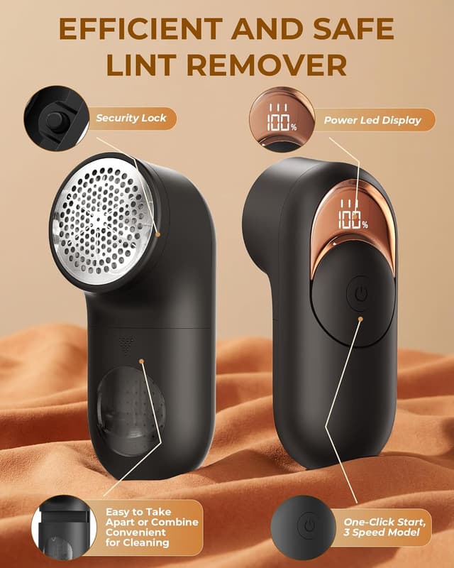 Thumbnail 4 de Lint Remover for Clothes with LED Display