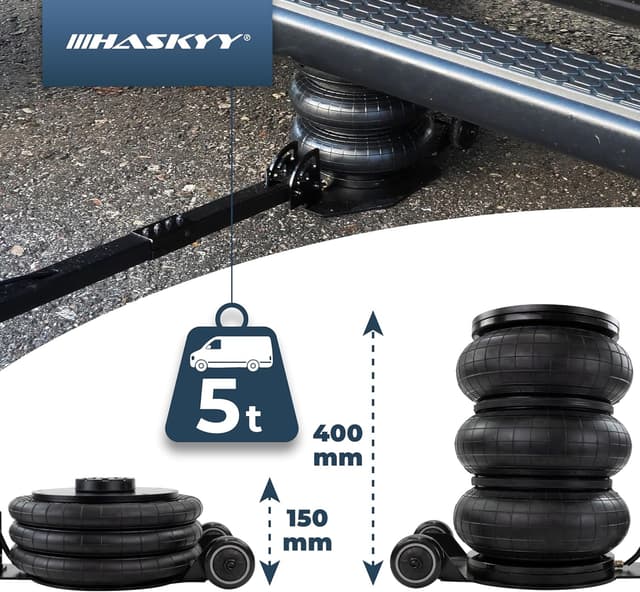 Thumbnail 4 de HASKYY Pneumatischer Wagenheber 5T 150–400mm
