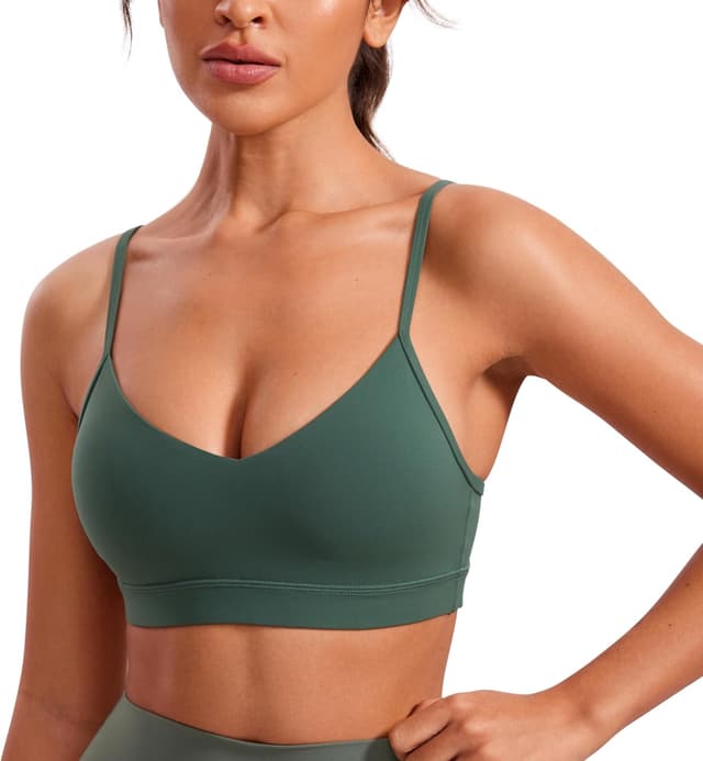 Detalle de CRZ YOGA Butterluxe V Collo Reggiseno sport da donna con imbottitura regolabile