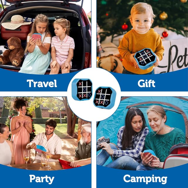 Detalle 2 de 3-in-1 Electronic Tic Tac Toe Game