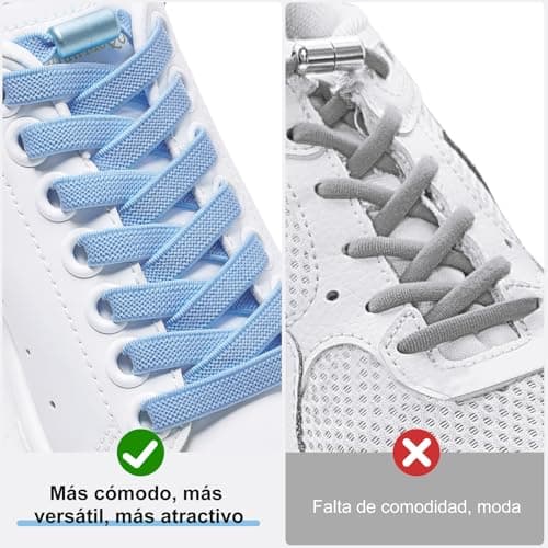 Detalle 2 de Puzeam cordones elásticos sin nudo 120 cm