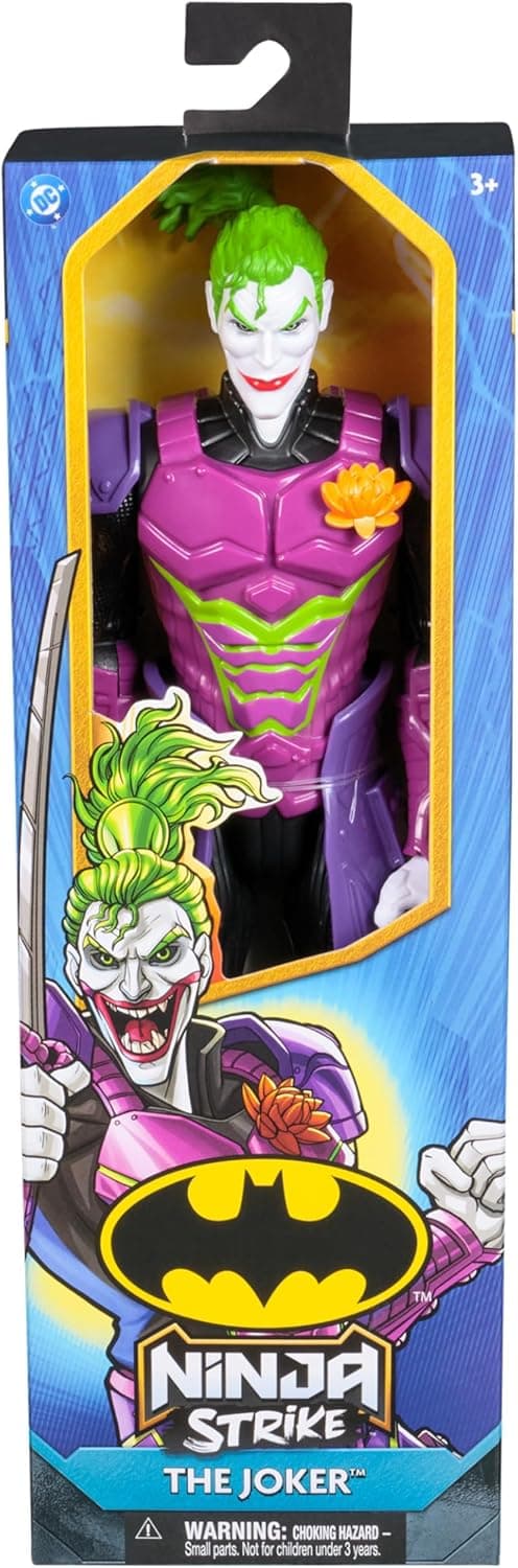 Detalle de DC Comics Batman Ninja 30 cm Joker Action-Figur mit 11 Bewegungspunkten – für Kinder ab 4 Jahren