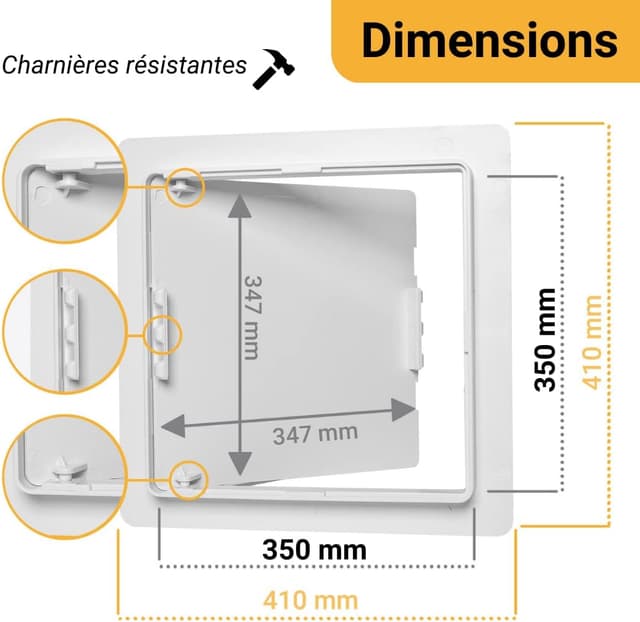 Thumbnail 1 de Proxinova Trappes de Visite 350x350 mm 🛠