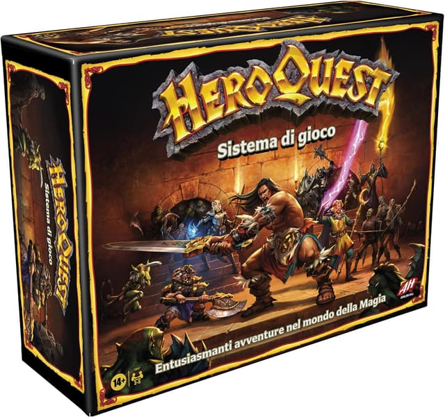 Detalle de Hasbro Gaming Avalon Hill HeroQuest – Gioco da tavolo dungeon crawler fantasy per 2–5 giocatori (da 14 anni)