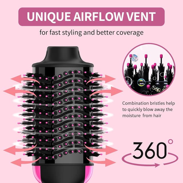 Thumbnail 2 de Hair Dryer Brush Blow Dryer, 4-in-1 ⚙