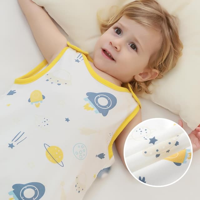 Thumbnail 6 de Mosebears sacco nanna in morbido cotone 0-6 mesi 0,5 Tog con zip a doppio cursore