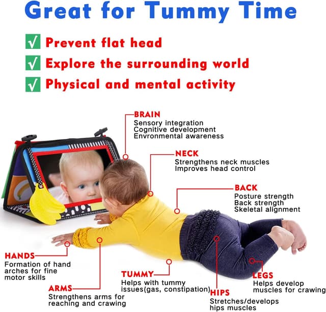 Thumbnail 1 de Tummy Time Baby Mirror 0-6 months