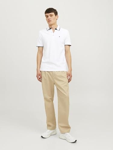 Thumbnail 3 de Jack & Jones Polo SS 2pk Hombre, Bright Cobalt/Blanco