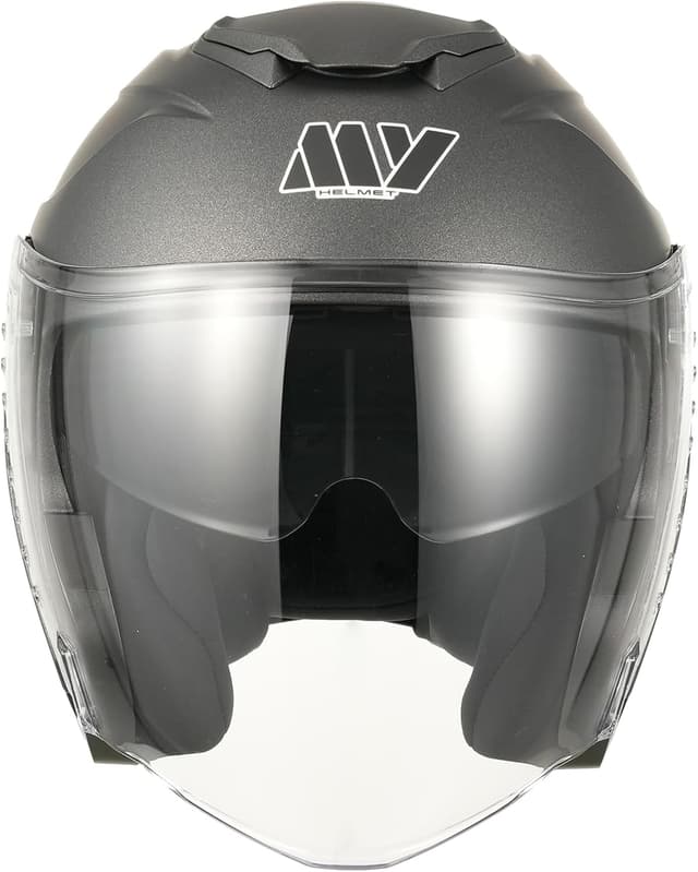 Detalle de MY Jethelm Rollerhelm MY-835 mit Sonnenblende, ECE 22.06 & herausnehmbarem Komfort-Innenfutter